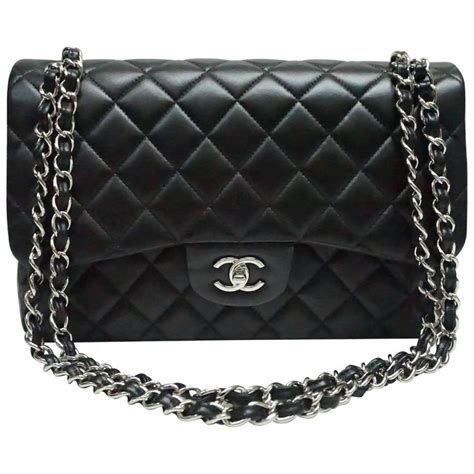 black silver chanel bag|chanel silver tone hardware handbags.